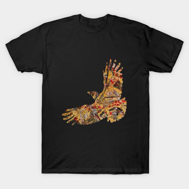 yellow crow T-Shirt by Zephyr_Holm_Damgaard